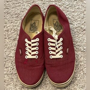 Vans Maroon/Burgundy Authentic Lo Pro